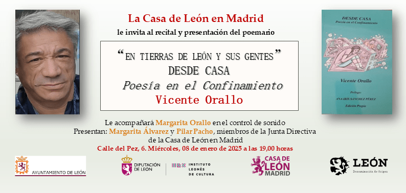 Invitación recital-presentación poemario-Desde casa, poesía en el confinamiento 08-01-2025 (Demo)