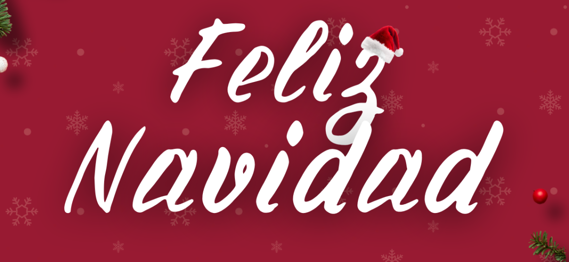 Tarjeta feliz navidad 2025-2026