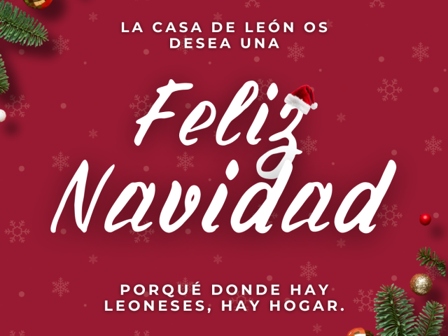Tarjeta feliz navidad 2025-2026