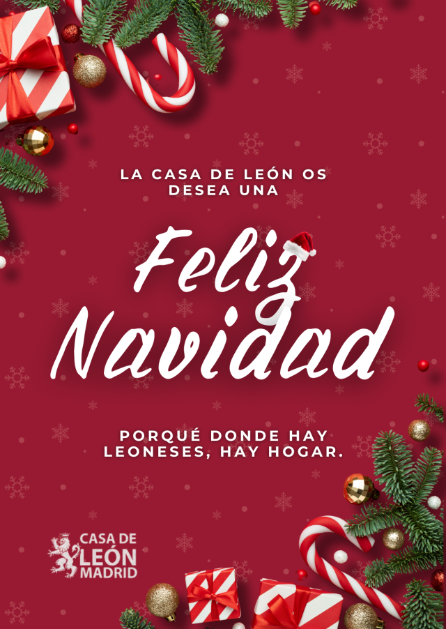 Tarjeta feliz navidad 2025-2026